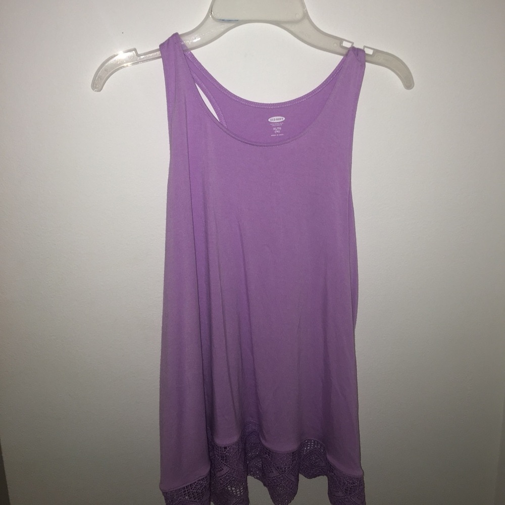 Purple lavender tank top